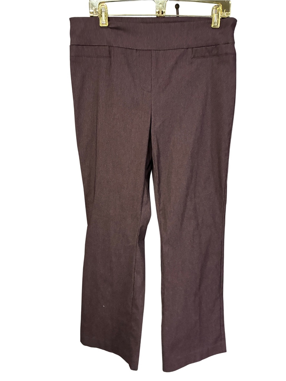 Women’s Brown Straight-Leg Trousers